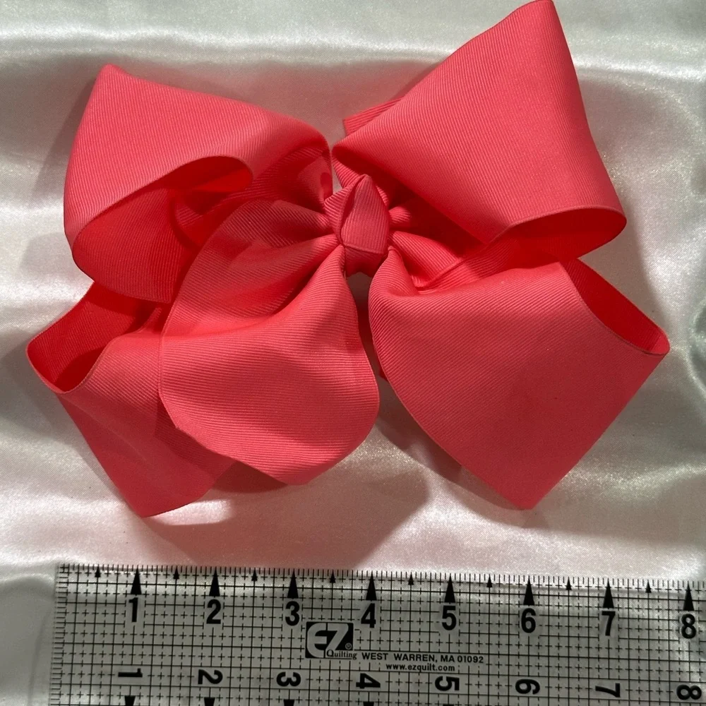 Pink Hair Bow - Large Grosgrain. Bundle 2+ for savings on shipping